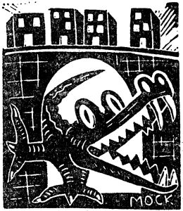 Richard Mock linocut